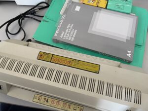 ラミネーターフィルム付